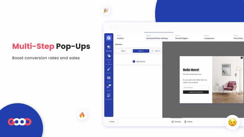 Multi-Step Popups
