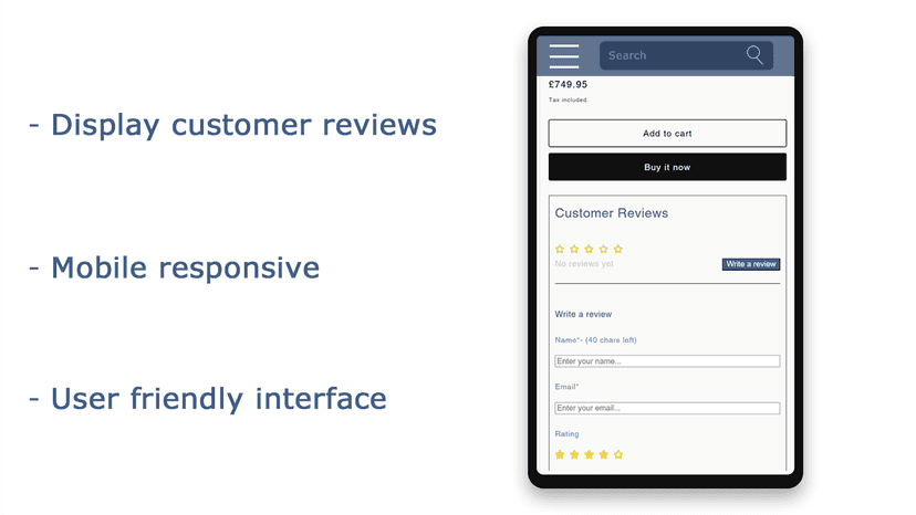 Asyeat product reviews mobile view