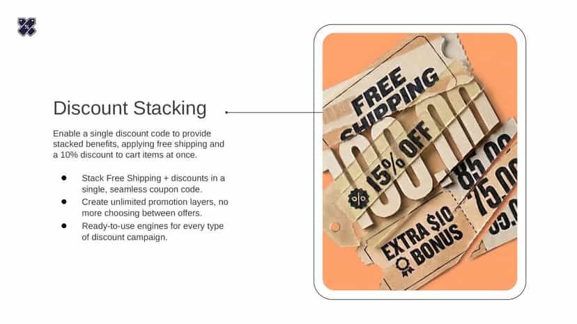 Combine and stack discounts for Shopify.