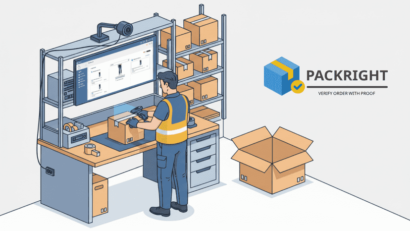 Verify orders, prevent packing errors, and record proof of pack