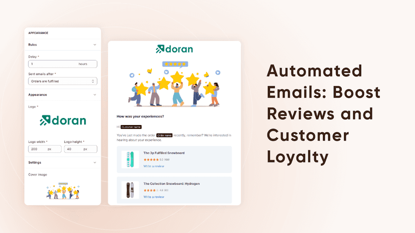 Automated Emails on Product Reviews App