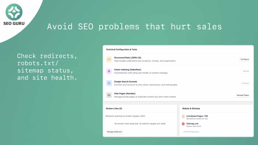 Avoid SEO problems that hurt sales