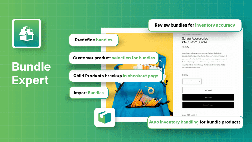 Product Bundle Expert Features