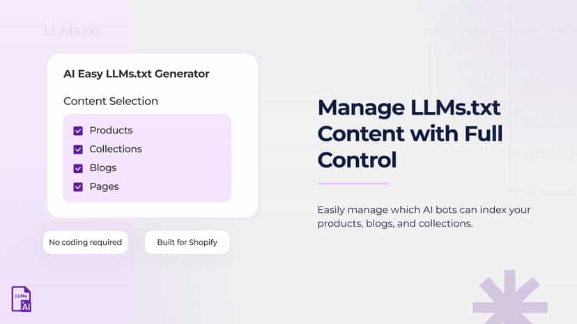 Manage content
