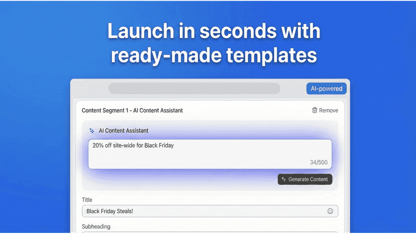 AI assisted announcement writing