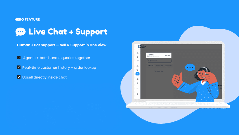 Live Chat + Support