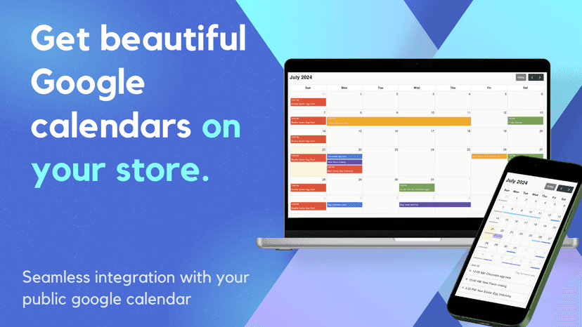 get beautiful calendars on your store