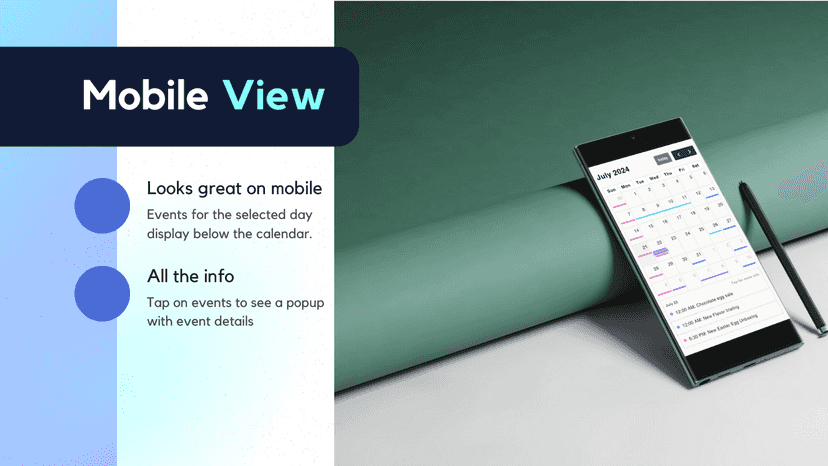 Mobile view