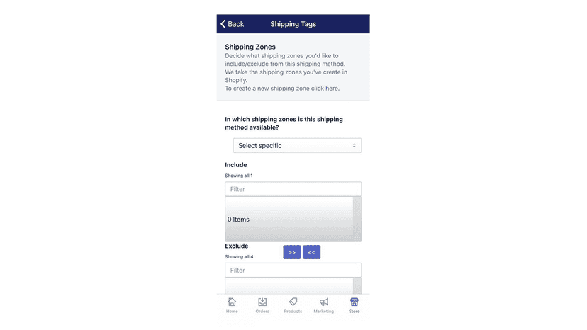 Support shipping zones, fit shipping rules to shipping zones