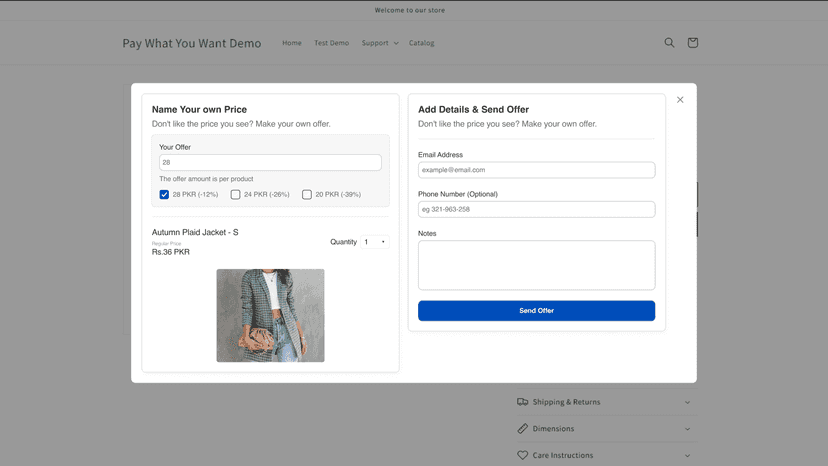 make an offer