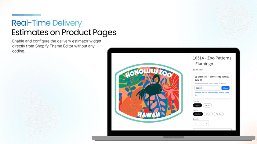 Store product page