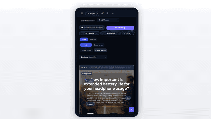 Q&A-AssistantShowcaseCustomizePage