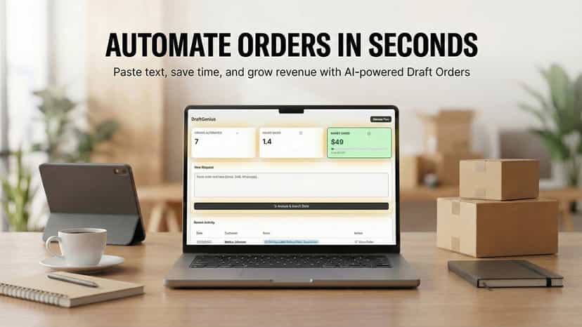 Dashboard showing time and labor cost savings from automation.