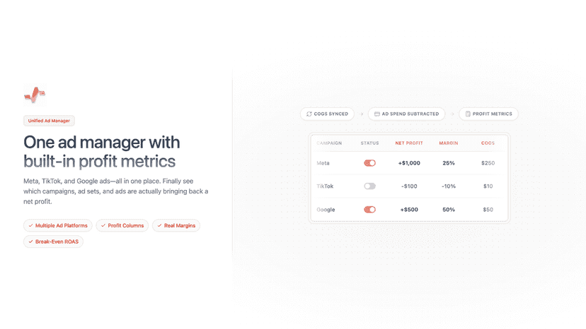 Revoa: Multi-platform ad manager with built-in profit metrics