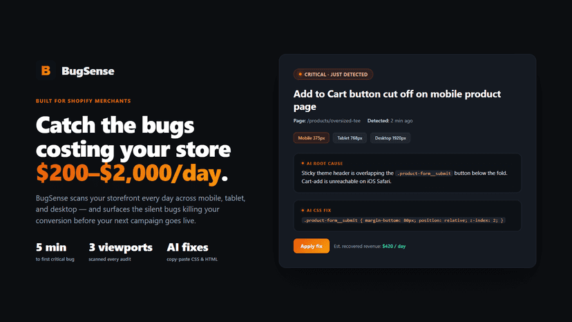 Feature image for BugSense