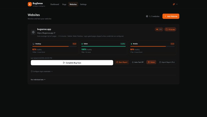 Website example
