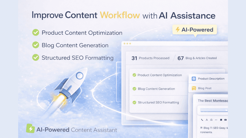 Improve content work flow with AI