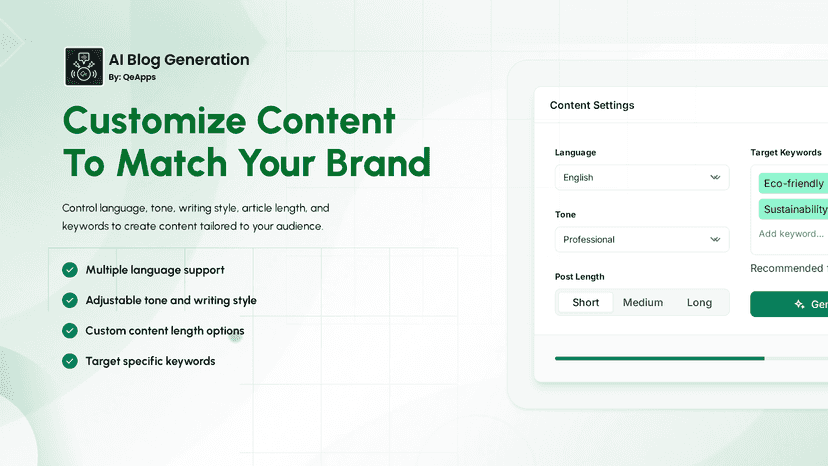 Generate engaging blog content and SEO articles using AI
