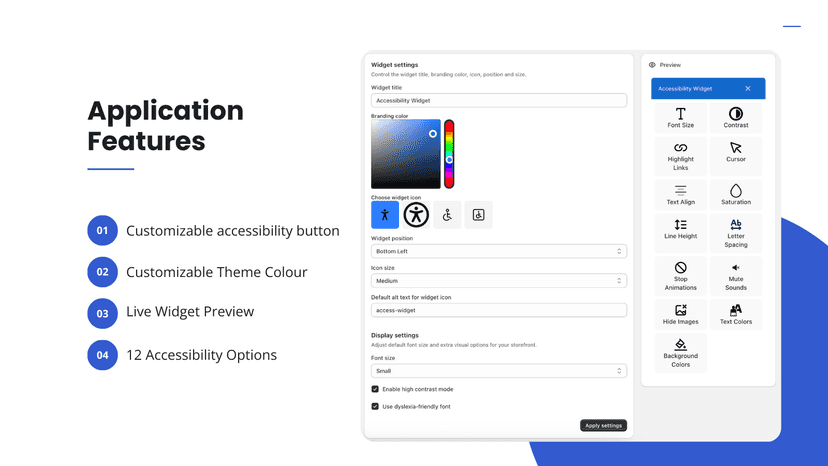 application features 1