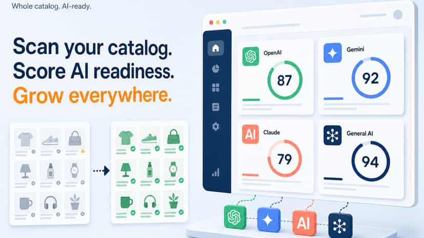 eCommerce AI Readiness and GEO - Scan your Catalog