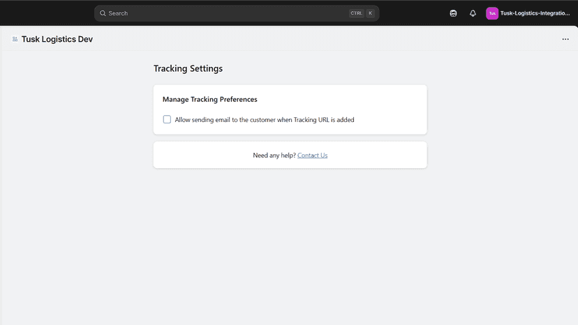 Setup without notifications
