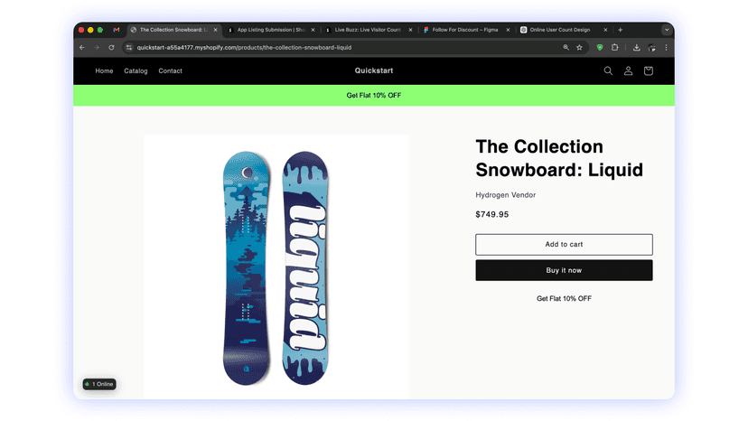 Live Buzz Active on Store
