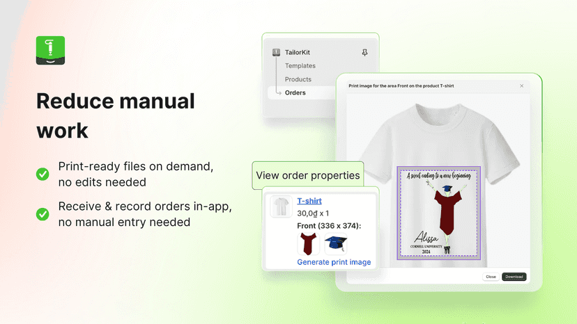 Reduce manual work