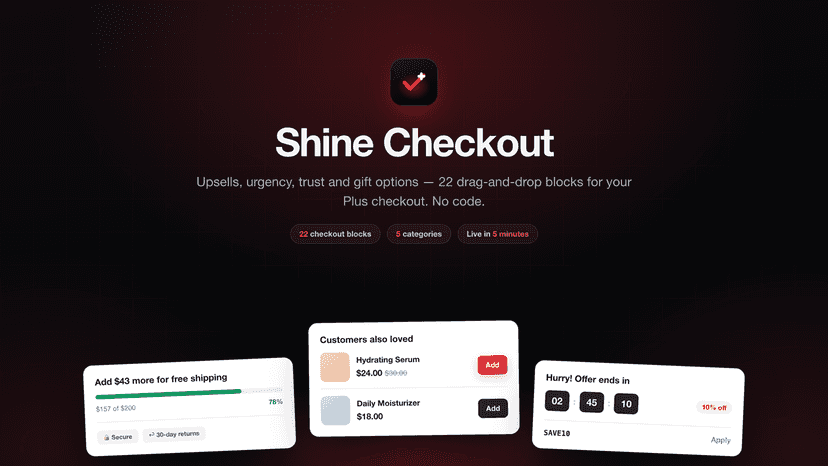 Shine Checkout