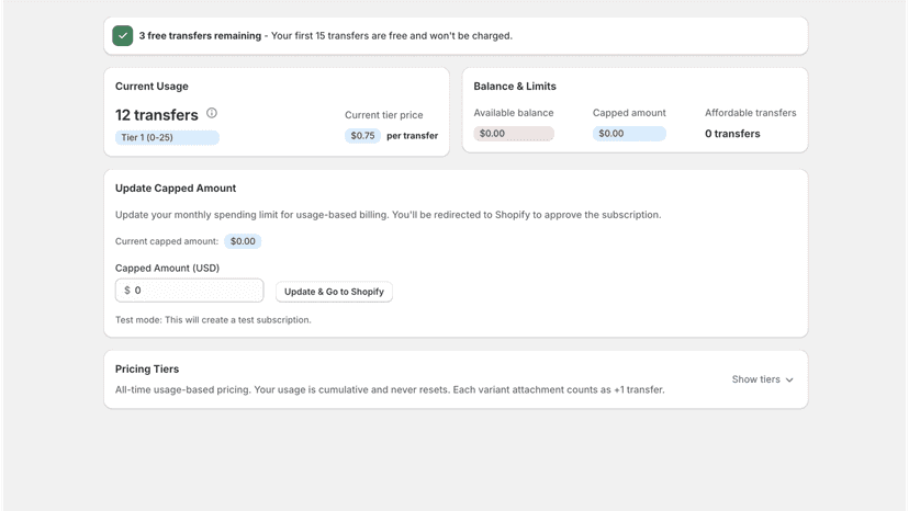 Pricing Page