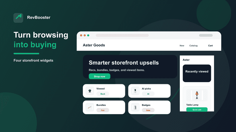 turn browsing into buying