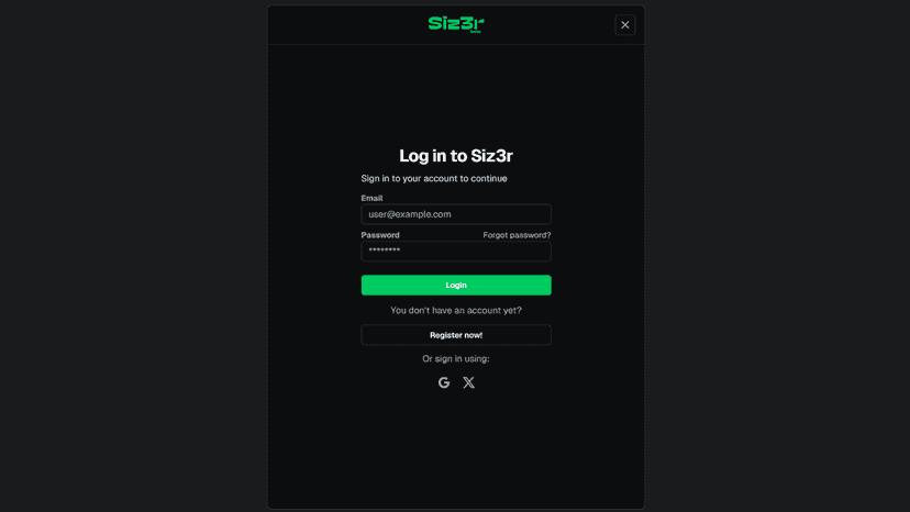 Plugin authentication panel for users
