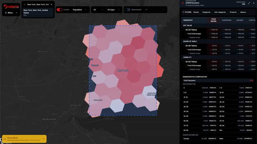 granularity at 400m hex resolution