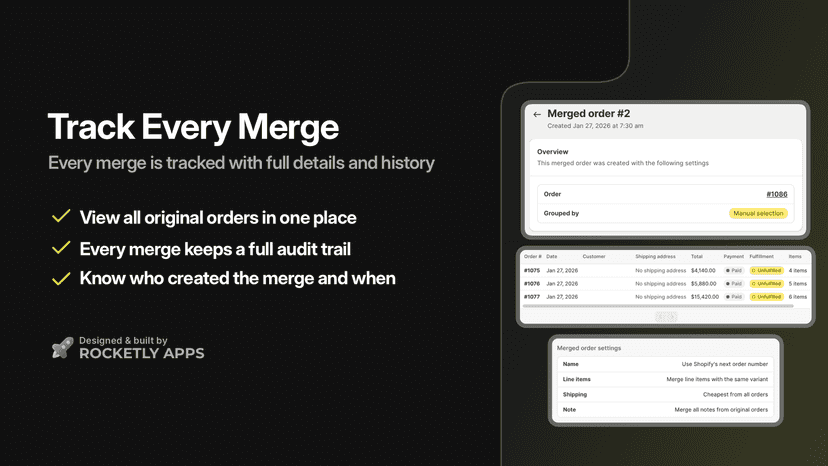 Track Every Merge