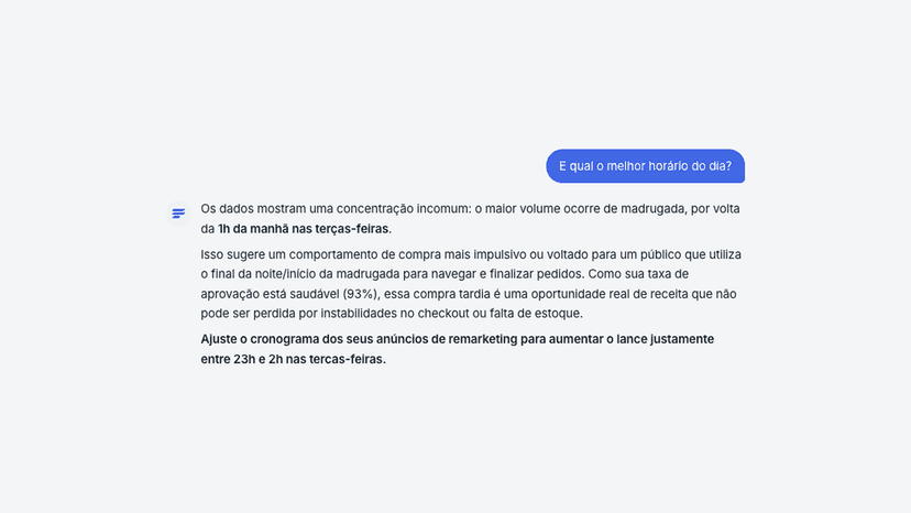 Aprofundando conversa