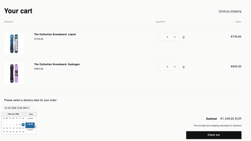 The Cart Element added to theme