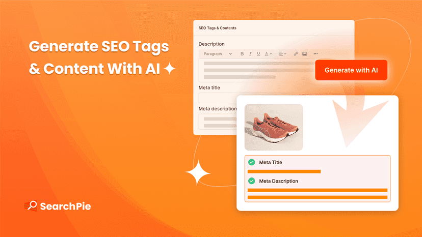 Product description, meta tags, ALT tag, AI writing