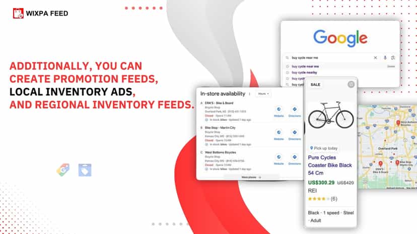 Google Shopping, Local Inventory, Buy on Google, Bing/Facebook