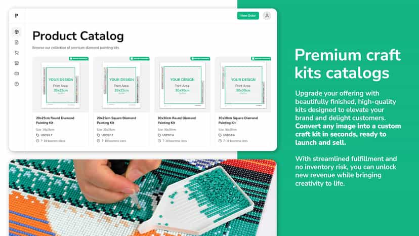 Premium craft kits to choose from