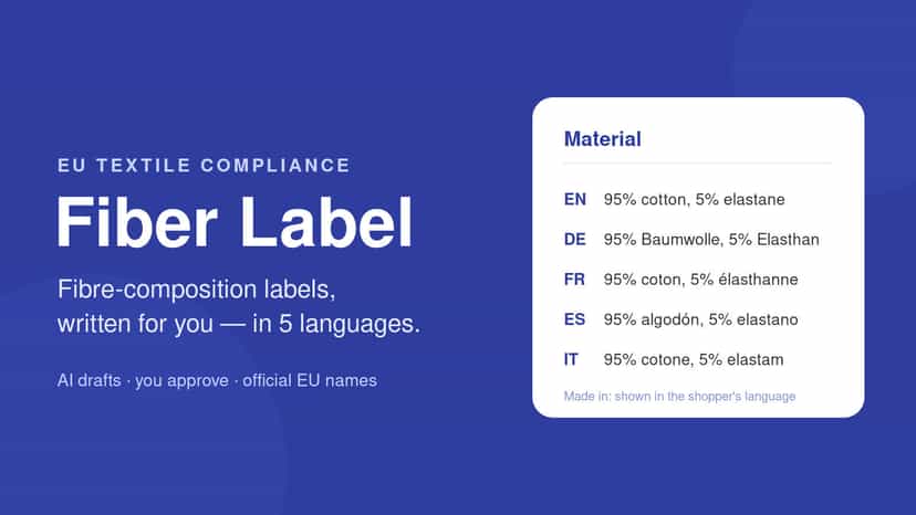 EU fibre labels, written for you