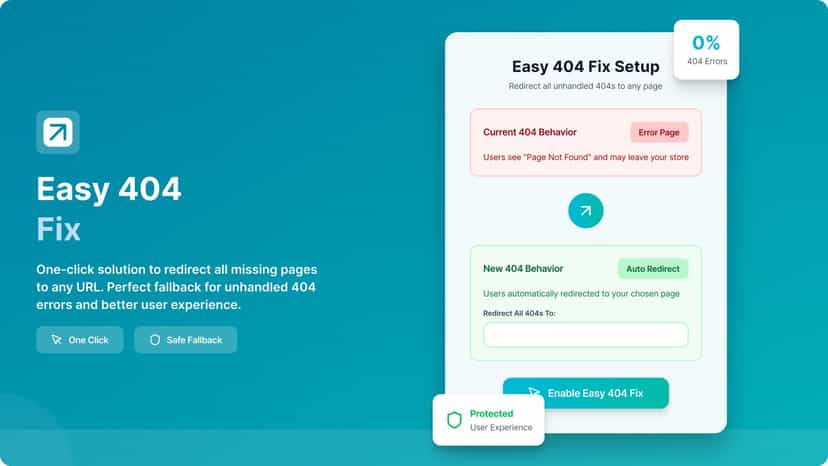 easy 404 fix