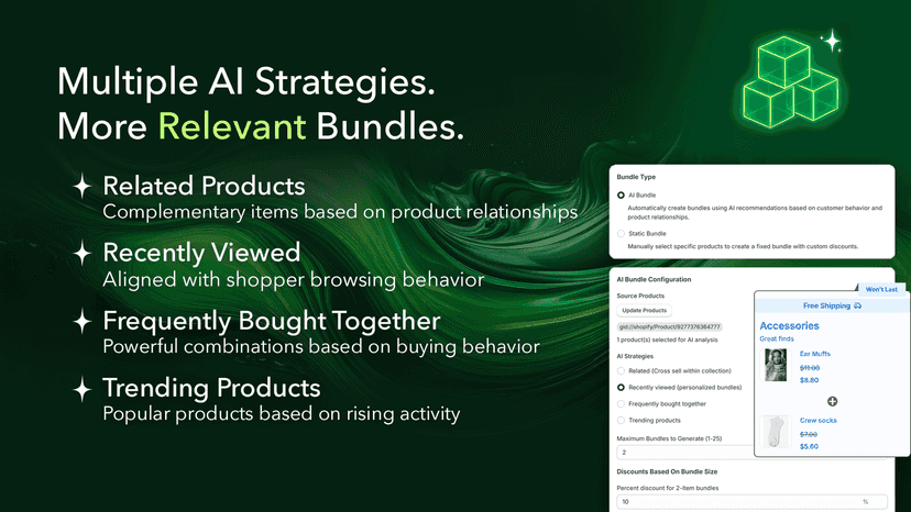 Multiple AI strategies for more relevant bundles