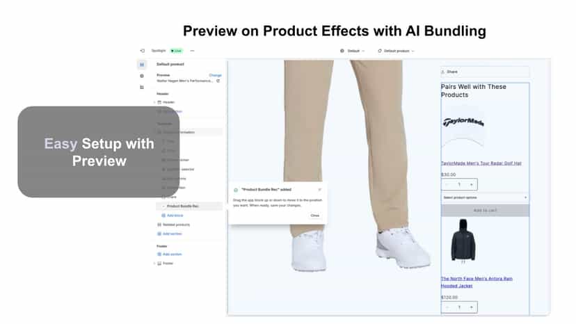 Preview on Product Effects with AI Product Bundling