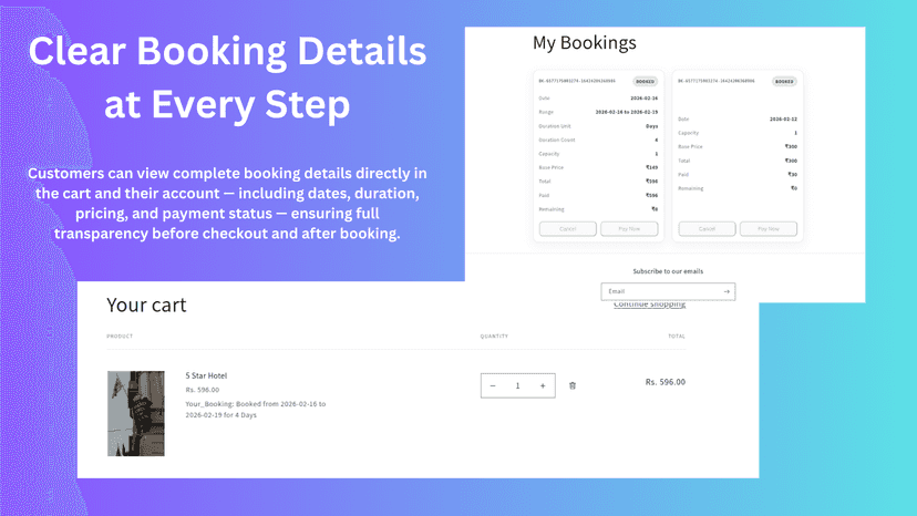 booking calendar