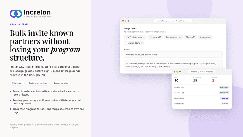 Bulk invite