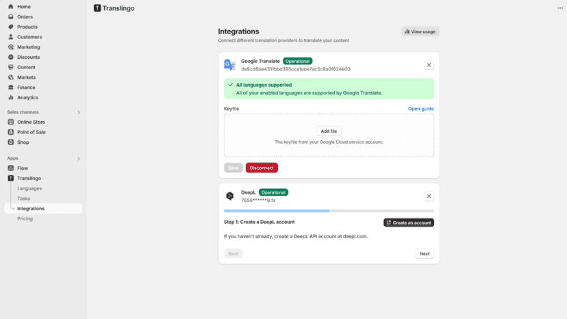 Connect different providers easily