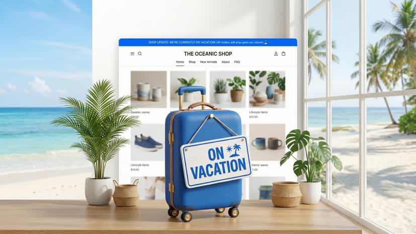 Vacation Mode, Store Pause, Countdown Timer,Block Checkout