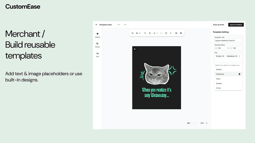 Build reusable templates