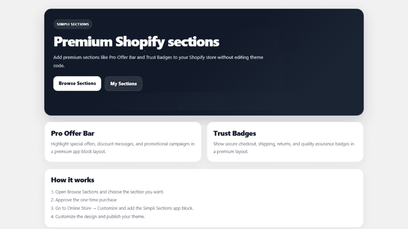 Premium homepage built with high-converting sections