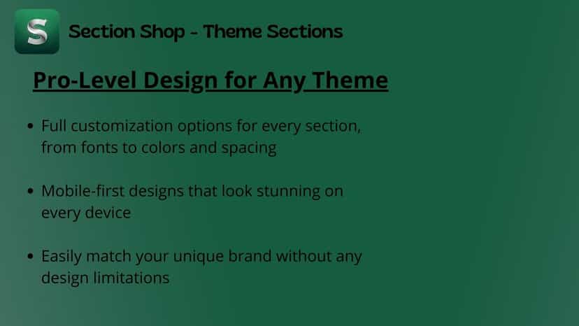 Theme section