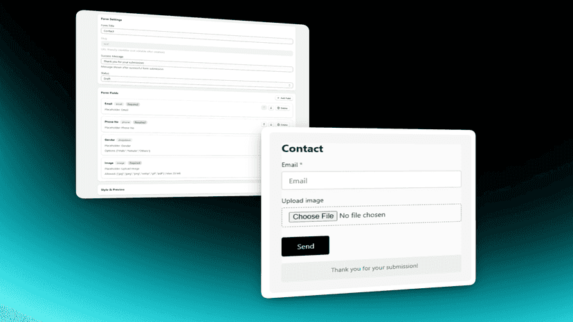 File Upload Form Builder